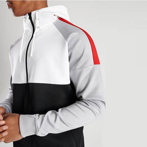 Sweat à capuche court d'hiver unisexe en peluche épaisse de haute qualité 100% coton imperméable respirant imprimé brodé personnalisé pour homme - Product Image 2