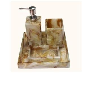 Indian Manufacturer & Seller's Eco-Friendly Resin Bath <b>Accessories</b> Customised Size <b>Bathroom</b> <b>Set</b> Wholesale - Product Image 3