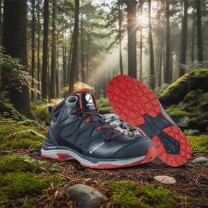 Ultratrail รองเท้าเซฟตี้ S3 ESD hro SRC สีดำขนาดกลาง46สีดำ/แดงสำหรับ UL ได้รับการรับรอง - Product Image 3
