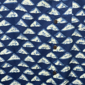 Chemise décontractée en coton imprimé à la main bleu indigo pour homme, design élégant |   Collection de chemises à manches longues 100% coton - Product Image 4