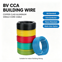BV CCA Elektrokabel 450/750V PVC-Isoliertes Massives Kupfer-Aluminium-Hausverdrahtungskabel