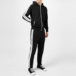 Ensemble deux pièces pour homme entièrement personnalisé, sweat-shirt et jogging lourds pour la saison hivernale - Product Image 5