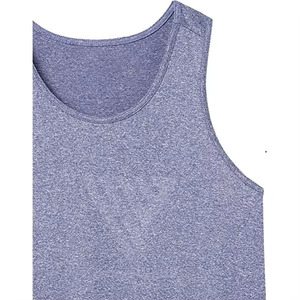 เสื้อกล้ามสำหรับผู้ชายและขนาดใหญ่พิเศษดีไซน์บริการ OEM เสื้อกล้ามใส่เล่นยิมสีทึบ - Product Image 6