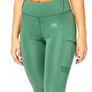 Best Material New Style Yoga Wear Women <b>Leggings</b> with Customized Design Breathable Knitted Fabric Mid Waist Pocket's <b>Leggings</b> - Product Image 3