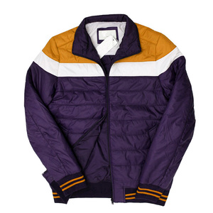 Veste légère à manches longues en polyester à fermeture éclair pour hommes, col montant, résistante à l'eau, à bulles compressibles - Product Image 4