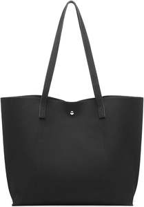 Oversized Ladies <b>Tote</b> <b>Bag</b> For Women's In <b>Faux</b> <b>Leather</b> With Charming Tassel And Functional Inner Pockets - Product Image 2