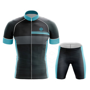 Conjuntos de Uniformes de Ciclismo de Poliéster/Algodón Transpirables y Ecológicos con Logotipo de Equipo de Diseño Personalizado para Hombre - Servicio Personalizado OEM - Product Image 1