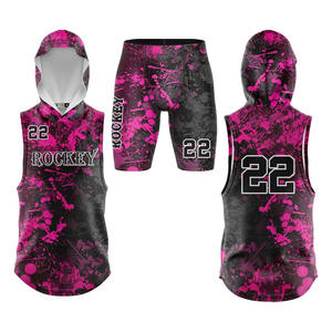 Ensemble d'uniformes de football 7 contre 7 pour hommes et jeunes, maillots de compression personnalisés, shorts, impression par transfert thermique OEM, 100% polyester - Product Image 5