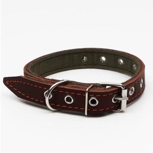 High Quality XL Size Customizable Leather Pet <b>Harness</b> Set Modern Style <b>Dog</b> Collar with Buckles Leather Leash for Outdoor Use - Product Image 4