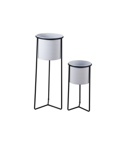 Galvanized Oval Shape Metal Tin Plant Flowers Planter Pot with Metallic Handles Good Quality Products for Home and Garden Decor - Product Image 4