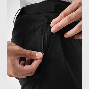 Pantalones deportivos de lona personalizables OEM para hombre, resistentes al agua, con múltiples bolsillos y cierre de cremallera, pantalones deportivos de cintura media - Product Image 5