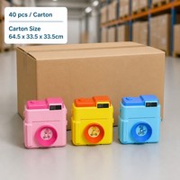 Appareil photo instantané pour enfants Dinosaure avec imprimante thermique CCD, écran IPS 2,4 pouces, double objectif, jouet photo 57 mm pour cadeaux
