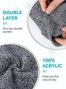 2025 New Design Wool/Cotton Breathable Waterproof Jacquard Unisex Adult Beanie Hats OEM Service Wholesale Custom Made High - Product Image 3