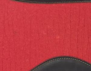 Almohadilla de Silla de Montar Occidental de Fieltro Rojo Personalizada - Almohadilla de Fieltro Ecuestre de Alta Densidad para Carreras y Entrenamiento de Caballos - Protector de Espalda de Caballo Duradero - Product Image 3