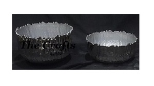 Tazón para Servir Postres en Tres Tamaños Diferentes, de Acero Inoxidable Color Plateado, para Servir Chocolates y Dátiles, en Venta - Product Image 5