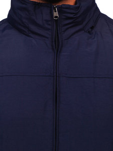 Men's Casual Hooded Breathable Winter Quilted Jacket Custom OEM Manufacturer with Printed Logo <b>on</b> Front Canvas Fabric - Product Image 4