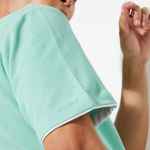 Último diseño del fabricante, Camiseta lisa de algodón 100% para hombre, talla personalizada, ropa de calle, camiseta personalizable estampada para hombre - Product Image 3