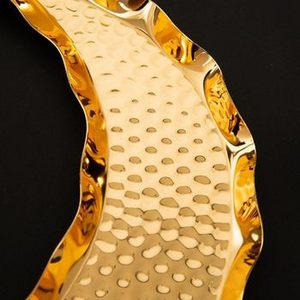 Bandeja para servir postres de aluminio en forma de Luna, Ideal para almacenamiento de aperitivos de frutas, sala de estar y bandeja de comida para bodas, suministros para restaurantes - Product Image 4