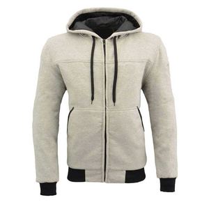 Sweat à capuche en coton pour hommes personnalisé en gros avec longue poche zippée tissu respirant en polaire doux et confortable approvisionnement d'usine pour décontracté - Product Image 1