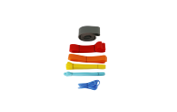 Bandas de resistencia TPE, juego de bandas de asistencia para tirar hacia arriba para ejercicio, entrenamiento, estiramiento corporal, fisioterapia y entrenamiento muscular
