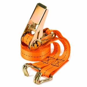 Correa de trinquete para camión resistente al desgaste, poliéster duradero de 25 mm y 800 kg para amarre de carga, marca privada, suministro directo de fábrica OEM - Product Image 1