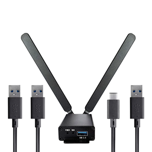 Clé USB industrielle portable double bande haute vitesse AOZORA, modem WIFI mobile 4G LTE, 2 antennes externes, carte SIM (version américaine) - Product Image 1