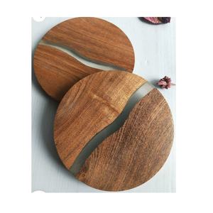 100% Eco Friendly With Handmade <b>Resin</b> & <b>Epoxy</b> Wooden Coaster High Marketing Classic Coaster Use for Home Hotel and Restaurant - Product Image 6