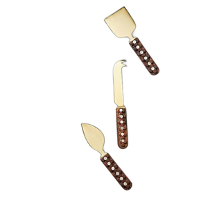Herramienta de queso personalizada de lujo de calidad increíble, cortador de mantequilla, mango de madera, juego de cuchillos de acero inoxidable para uso en restaurantes y resorts - Product Image 1