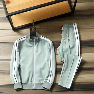 Conjunto de chándal con cremallera Unisex Sudadera con capucha y pantalones para correr Ropa deportiva de algodón Ropa de calle informal Gimnasio Ropa de entrenamiento para correr 2025 - Product Image 6