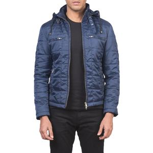 Chaqueta acolchada de invierno de nailon con logotipo personalizado de alta calidad al por mayor, abrigo de burbujas, chaqueta acolchada para hombre, nuevo diseño para hombre - Product Image 1