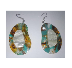 Stylish Designer Look Green Resin Girl Western Look Earring Use to Wear Outgoing <b>Wedding</b> and Parties Most Demanding for Sale - Product Image 2