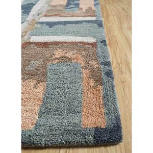 Acar Beige & <b>Brown</b> Hand Tufted <b>Wool</b> Rugs Tnr-1552(Md) Abstract Boho Style for Home Hallway Entryway Bedroom From Jaipur Rugs UK - Product Image 4