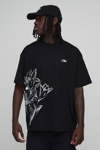 Customize Digital Print 300 Grams Oversized Heavyweight Breathable <b>Short</b> <b>Sleeve</b> Solid T-Shirt High Quality OEM Service Men - Product Image 5