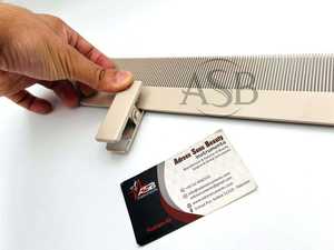 ขาตั้งต่อผมสแตนเลสสีเบจคุณภาพสูง ASB พร้อมโลโก้สั่งทำพิเศษ ขาตั้งวิกผมคุณภาพพรีเมียม - Product Image 4