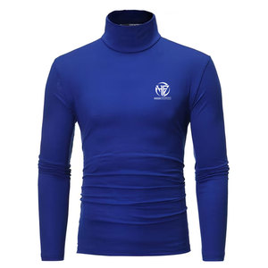 Fashion Casual Pullover Smooth Knit Fabric High <b>Neck</b> Full Sleeve Clothing for <b>Men</b> <b>Turtle</b> <b>Neck</b> Shirt - Product Image 3
