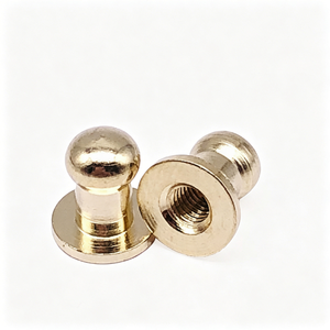 CNC Custom Machined Brass Iron <b>Bag</b> <b>Stud</b> and Screw Rivet - Product Image 1