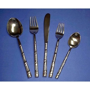 Juego de Cubiertos de Acero Inoxidable con Diseño de Mango Trenzado Único, Cubertería Moderna de Alta Calidad para Restaurante, Boda, Hogar, Hotel - Product Image 4