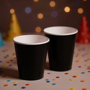 Party Love Vaso Noir 270Cc Vaisselle jetable 12 pièces par sac - Product Image 3