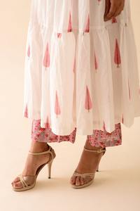 Pink Cypress Blockprint Palazzo Set de alta calidad Indian Fashion Styling Kurti y pantalones directos del fabricante indio - Product Image 2