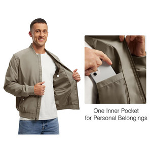 Meilleure vente sur mesure en gros style Hip Hop hommes Bomber veste la plus tendance produit automne hommes Bomber veste - Product Image 4