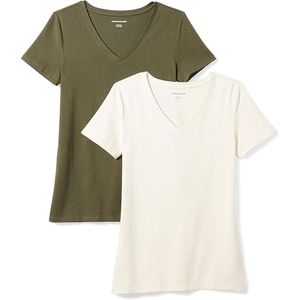 T-shirts à col en V idéaux pour femmes doux, confortables et prêts pour la vente en gros - Product Image 1