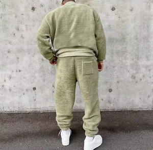 Ensemble de survêtements à capuche surdimensionnés pour hommes, grande taille, nouveau style hiver, qualité supérieure, personnalisable, pour fitness et sport, vente en gros - Product Image 2