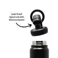 Manyetik MagSafe uyumlu manyetik telefon tutucu termos Flask gıda sınıfı paslanmaz çelik 24oz ile su şişesi