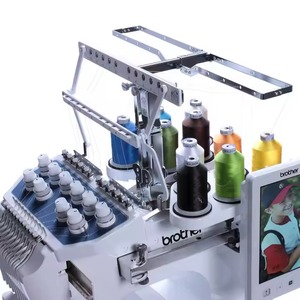 Máquina de Bordar Plana de 6 Agujas Pr650e para Emprendedores, Paquete de Alta Calidad con Motor de Rodamiento Computarizado Automático para Uso Doméstico - Product Image 1