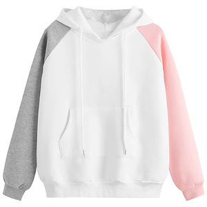 Sudadera con capucha de alta calidad con bolsillos de canguro, ropa informal de lana de algodón de Color sólido, sudadera deportiva de Invierno para mujer - Product Image 5