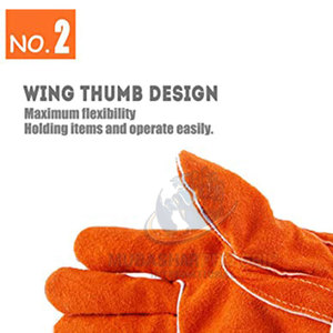 Wear Resistant Welding <b>Gloves</b> Palm Protection Welding <b>Gloves</b> Multi Functional Welding <b>Gloves</b> For Sale - Product Image 5