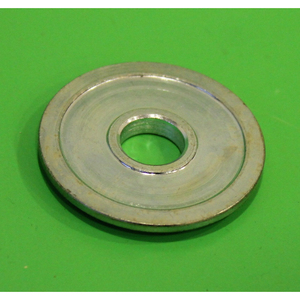Thick chromed <b>spacer</b> washer for front hub nut B72 Lambretta A + B - Product Image 2