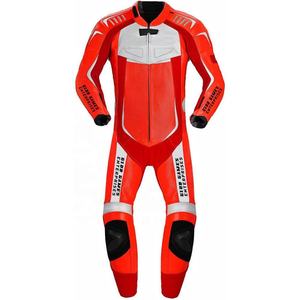 Dernière conception de combinaison de moto pour hommes personnalisée en cuir véritable combinaison de moto/vente à chaud en cuir mode combinaisons de vélo d'équitation - Product Image 1