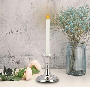 Portavelas de diseño de metal puro, 1 brazos disponibles, aluminio y latón en tamaño personalizado para decoración del hogar - Product Image 1