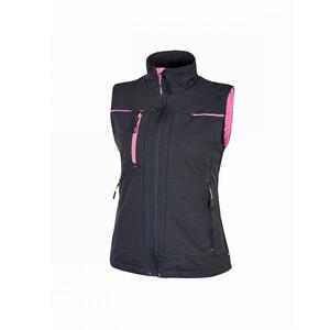 U-POWER Saturn Lady Gris Fucsia U-4 Tissu Gilet Vêtements de Sécurité - Product Image 1